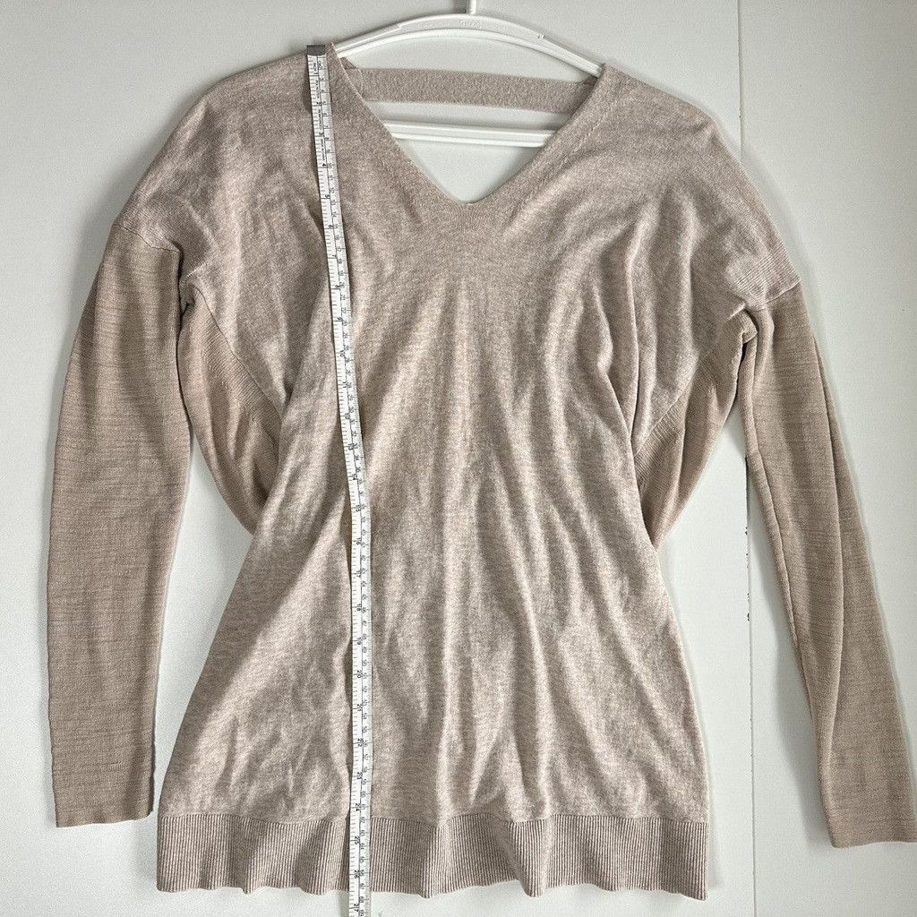 Allsaints All Saints Twist Jumper Deep V Neck Keyhole Pink Sweater S Size S / US 4 / IT 40 - 15 Thumbnail