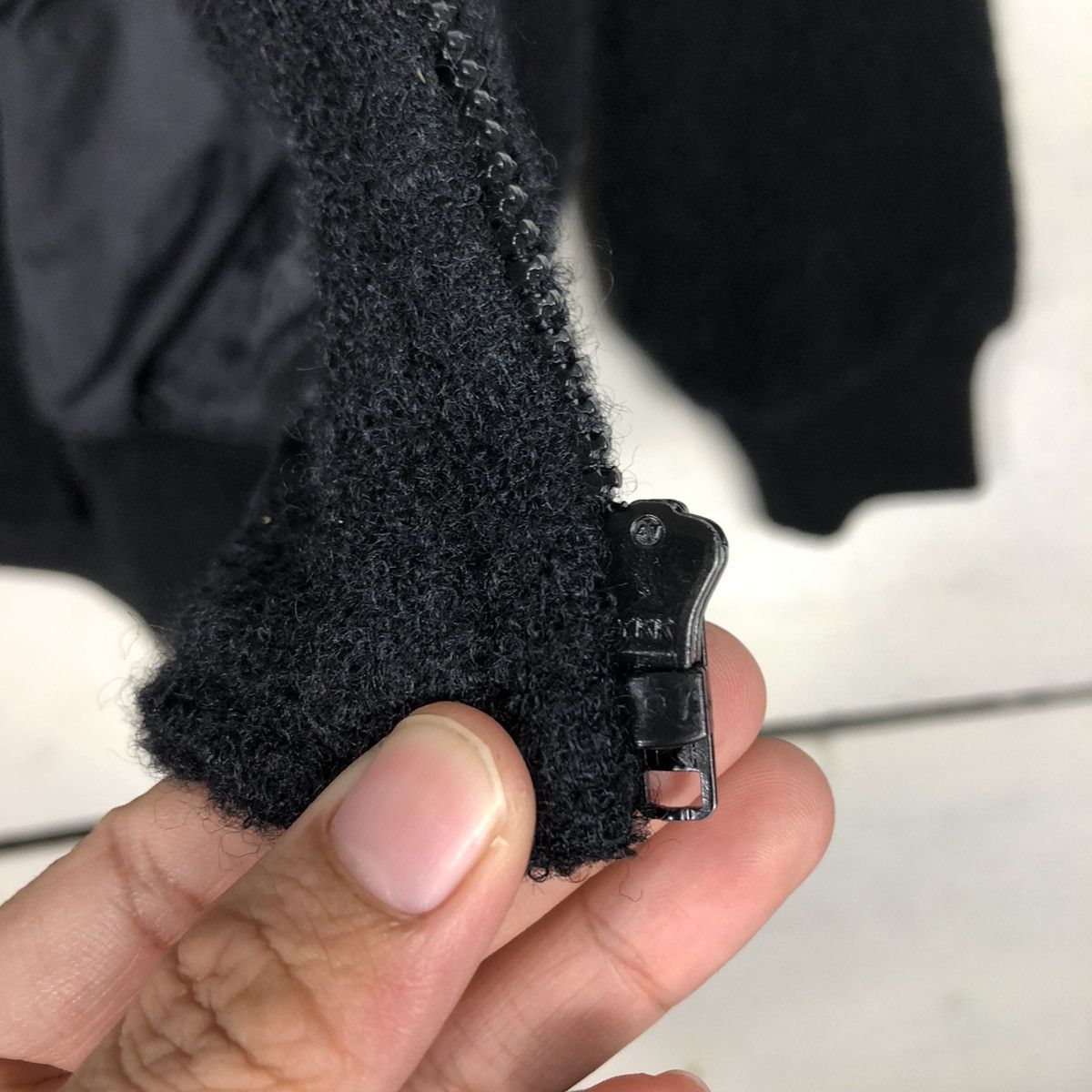 Japanese Brand 📌Vintage Bomber Jacket Ice Berg Rich Black Issey Miyake Size US M / EU 48-50 / 2 - 18 Thumbnail
