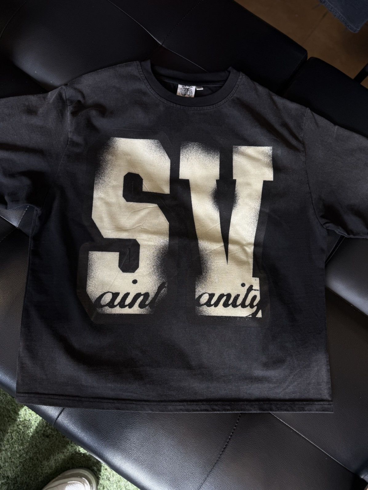 Saint Vanity Saint Vanity UNRELEASED Black Logo Tee Shirt M (NEW) Size US M / EU 48-50 / 2 - 3 Thumbnail