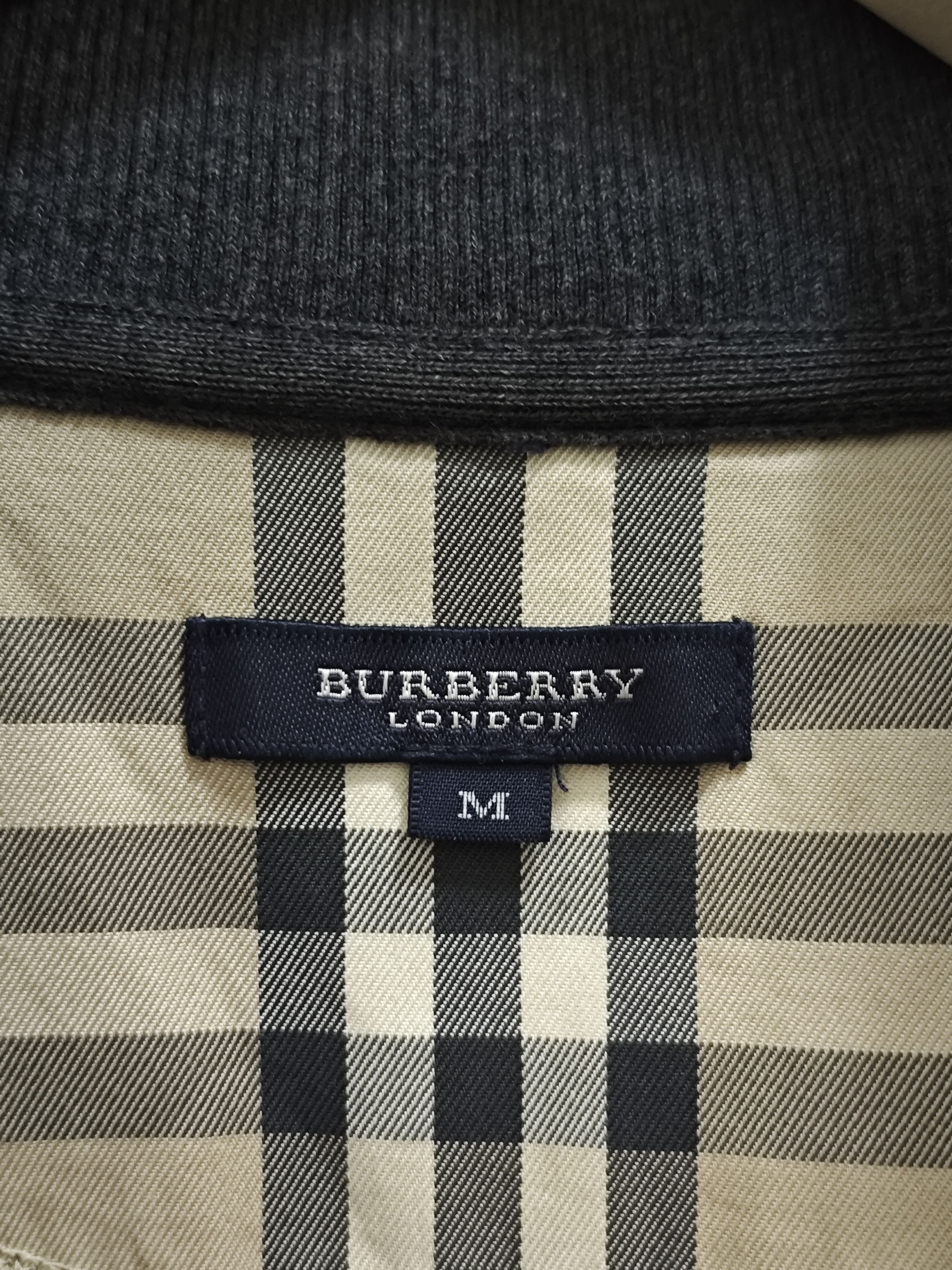 Burberry Burberry London Half Zip Grey Sweatshirt Size US M / EU 48-50 / 2 - 5 Thumbnail