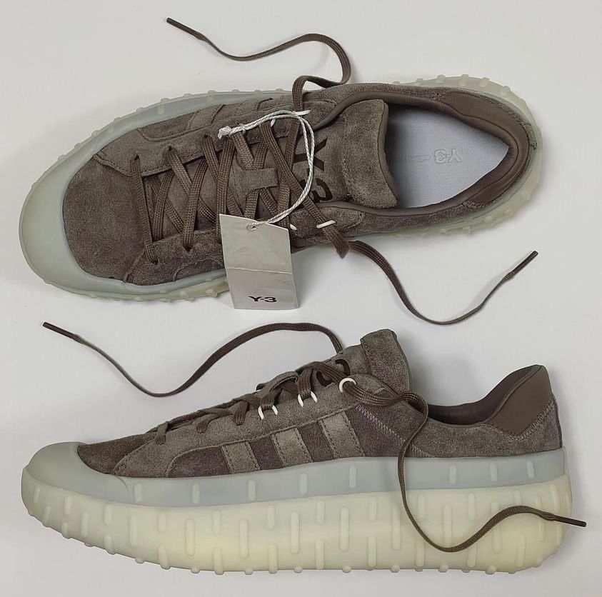 image of Adidas Yohji Yamamoto Y-3 Gr.1P Shoes in Brown, Men's (Size 11)