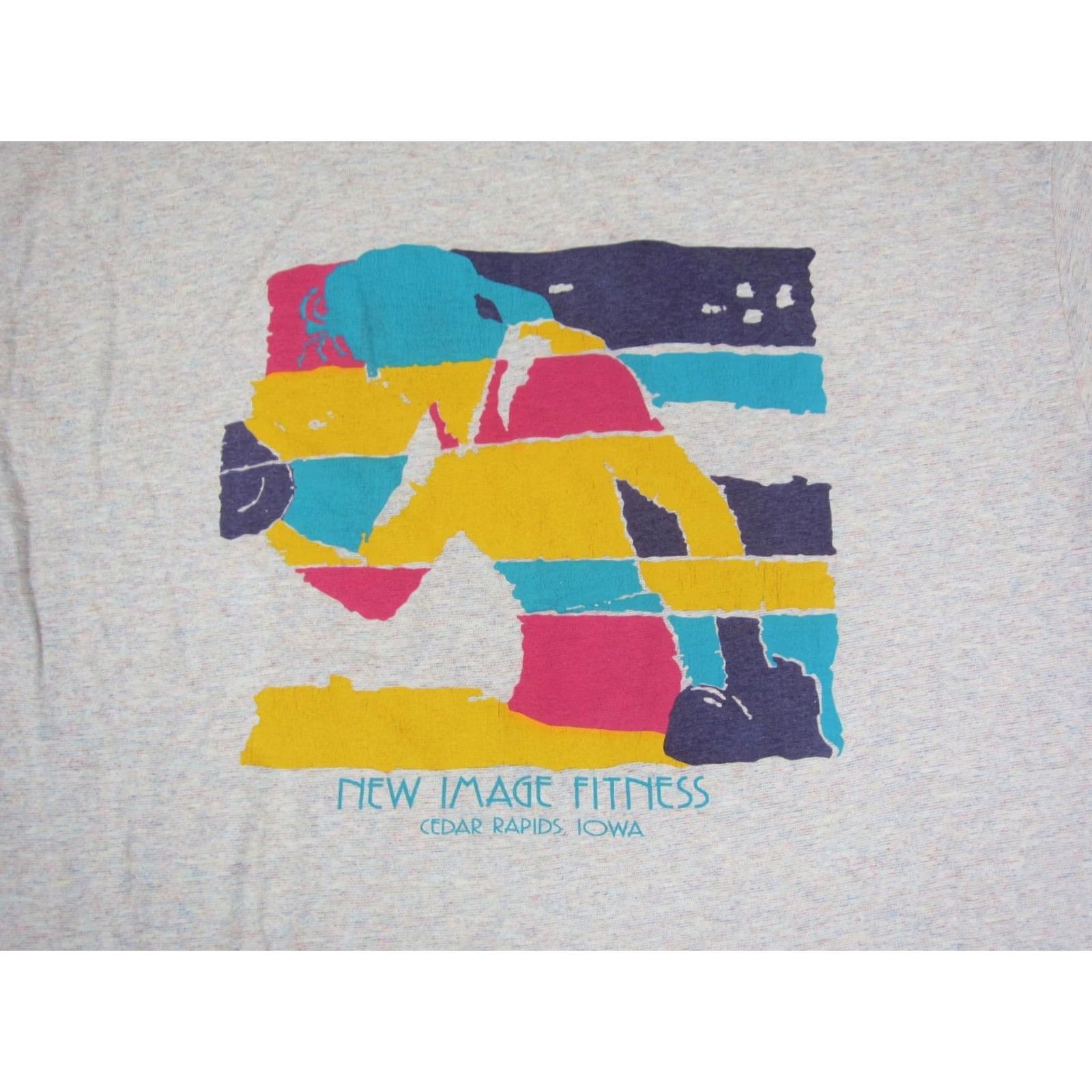 Pinko Vintage Fitness Shirt Men Large Pink Cedar Rapids Iowa Gym 90s New Image Size US L / EU 52-54 / 3 - 2 Thumbnail