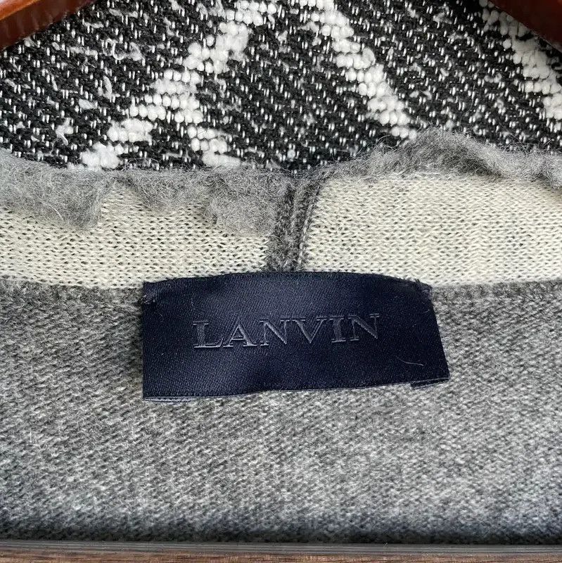 Lanvin Lanvin Men's Gray Cotton Cardigan for Spring . Size US S / EU 44-46 / 1 - 4 Thumbnail