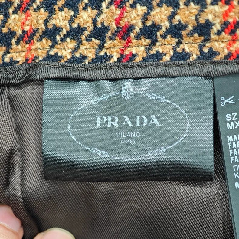 Prada Prada Show-style checkered skirt Size 26" / US 2 / IT 38 - 4 Thumbnail