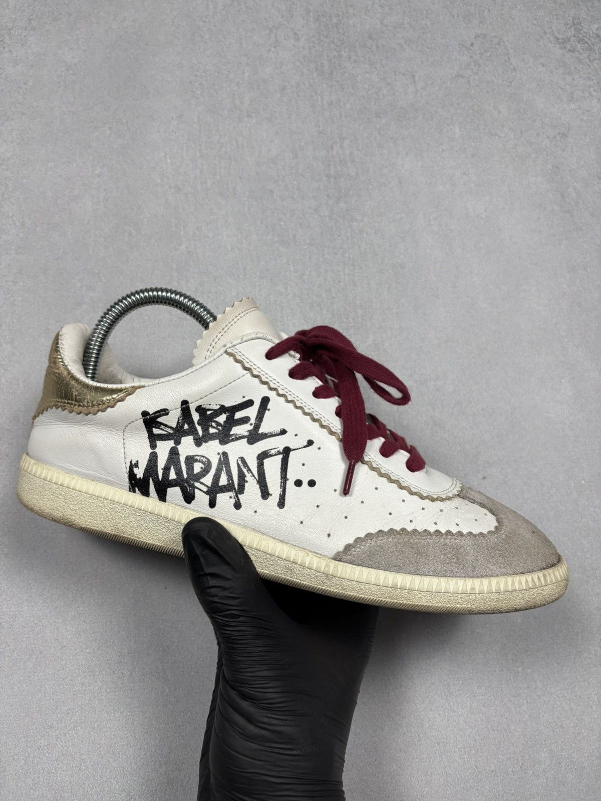 Isabel Marant Isabel Marant Graffiti Leather Trainers Sneakers Shoes EU39 Size US 9 / IT 39 - 13 Thumbnail