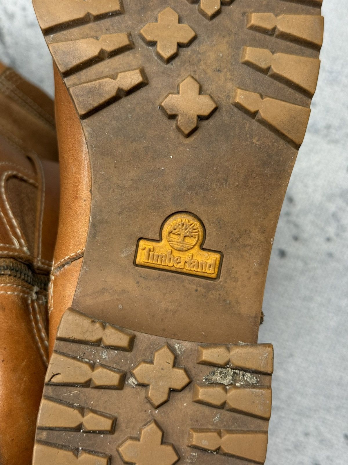 Timberland Timberland Riding Boots Brown Leather & Suede Buckle Tall Size US 8.5 / IT 38.5 - 14 Thumbnail