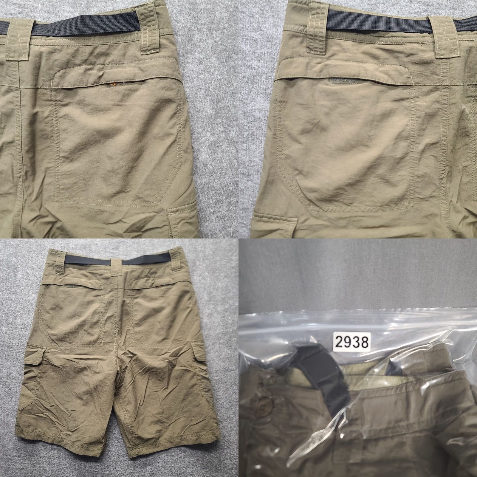 Eddie Bauer Eddie Bauer Travex Shorts Mens 32 Regular Fit Cargo Travel Lightweight Outdoors Cargo Pocket Pockets Green Nylon 32 Mens Size US 32 / EU 48 - 9 Thumbnail