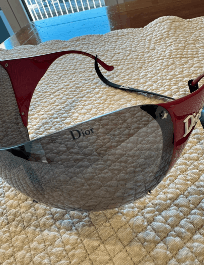 Dior DIOR Sunglasses Ski 1 Galliano 2003 Wrap Shield Mask Ski Size ONE SIZE - 2 Thumbnail