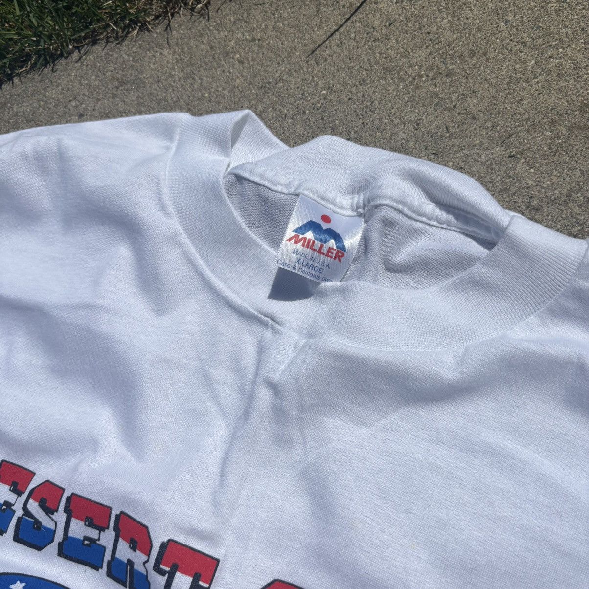 Vintage Vintage 1991 Desert Storm War Shirt Size US L / EU 52-54 / 3 - 3 Thumbnail