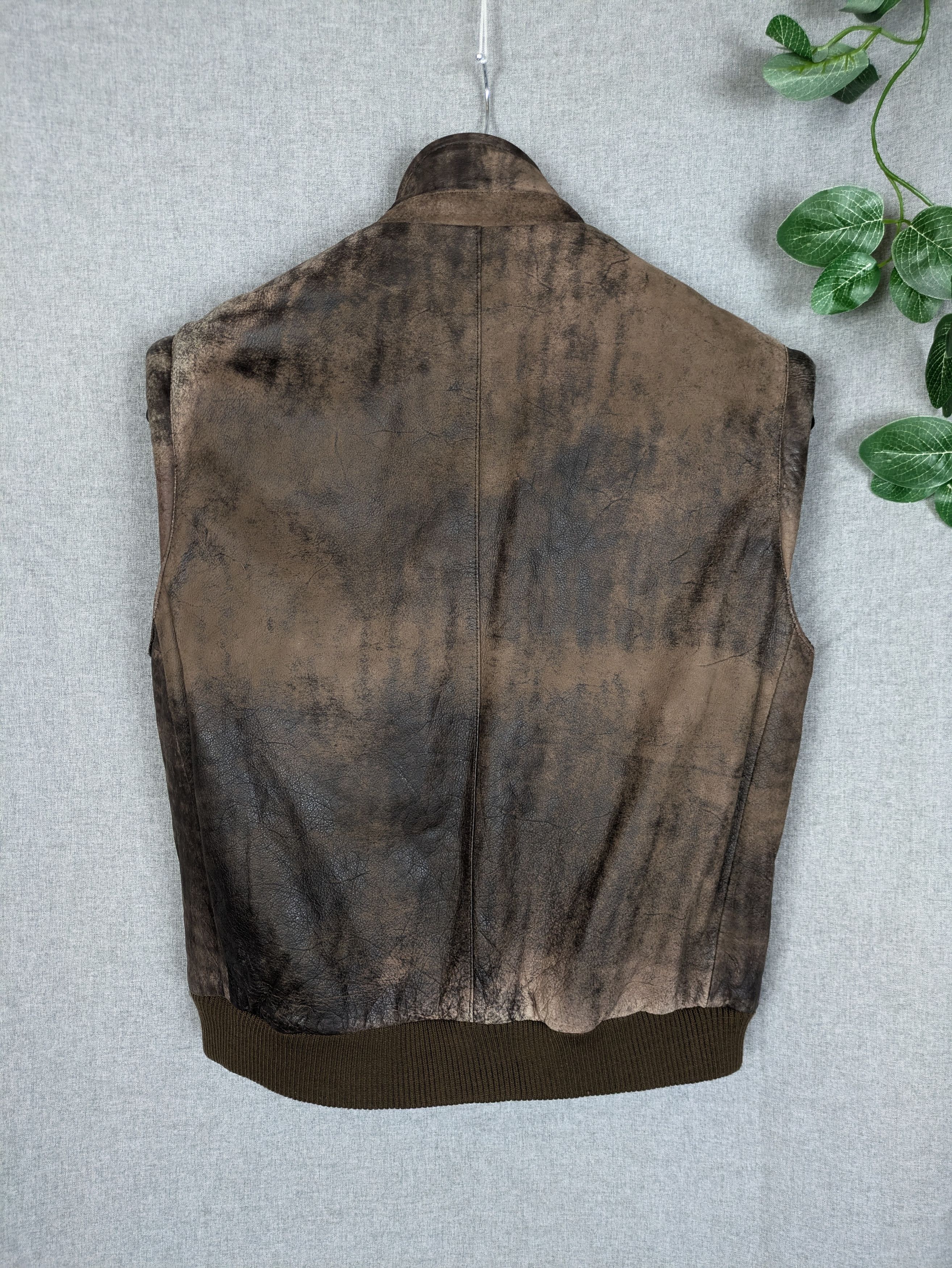 Fjallraven Fjällräven XL Men Leather Vest 90s Vintage Jacket fjallraven Size US XL / EU 56 / 4 - 10 Thumbnail
