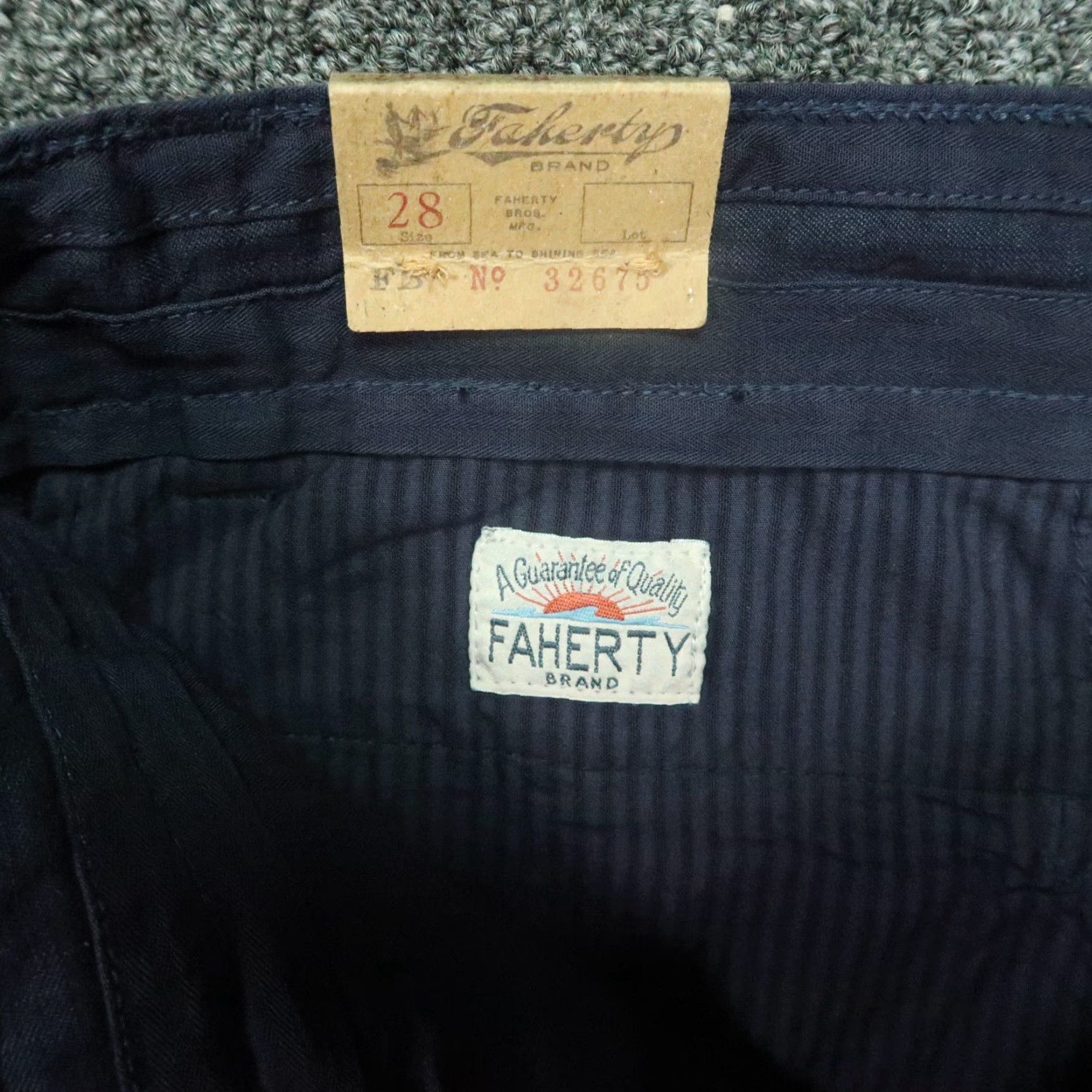 Faherty Faherty Men Pants 28x33 Blue Indigo 5-Pocket Lightweight NWT Chino 28 Inseam Straight Front Fashion Comfort Regular Mens Size US 28 / EU 44 - 4 Thumbnail