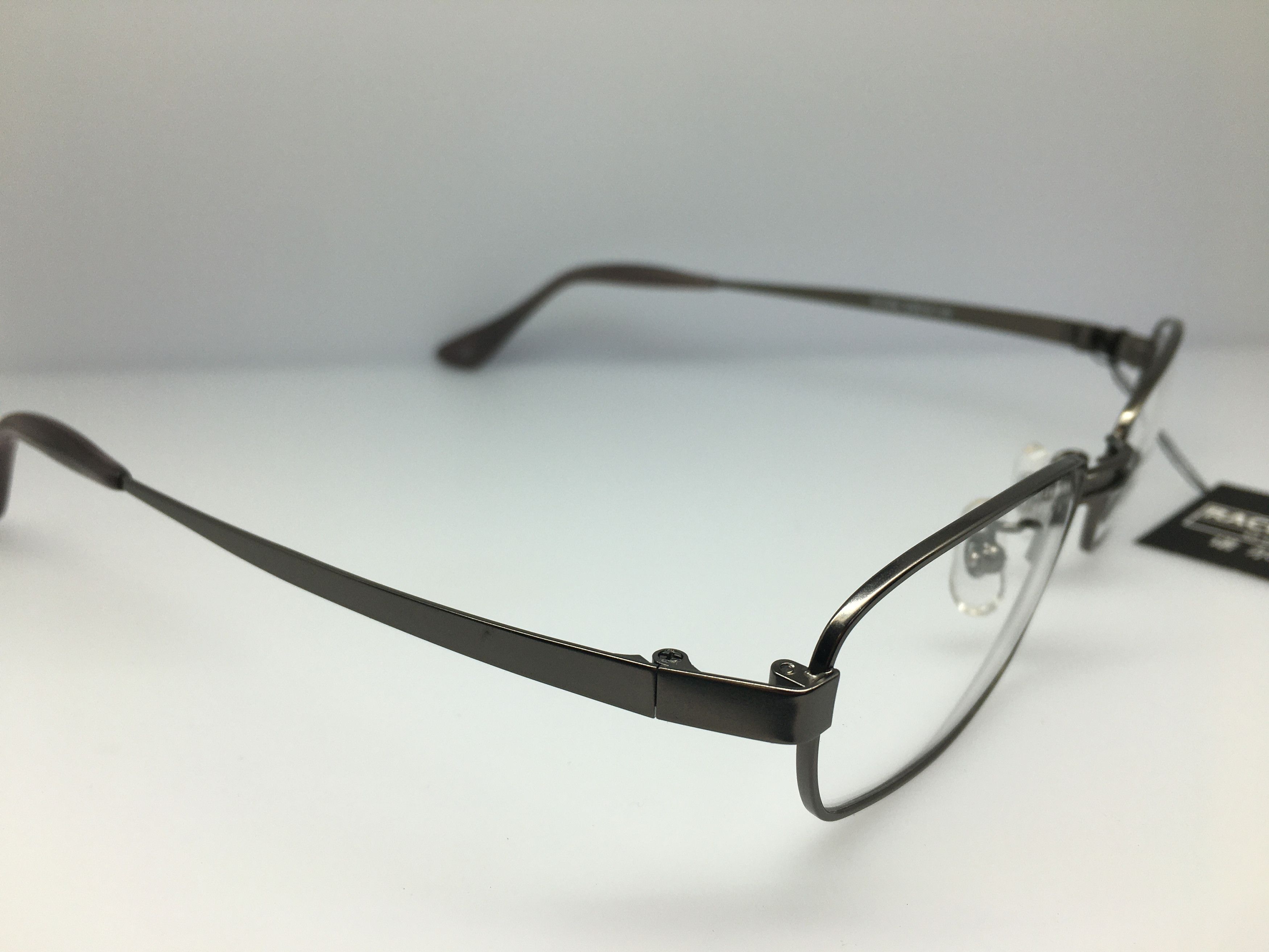 Vintage Vintage Rachel Cox R1246 Gray Silver Titan Eyeglasses Frame Size ONE SIZE - 2 Thumbnail