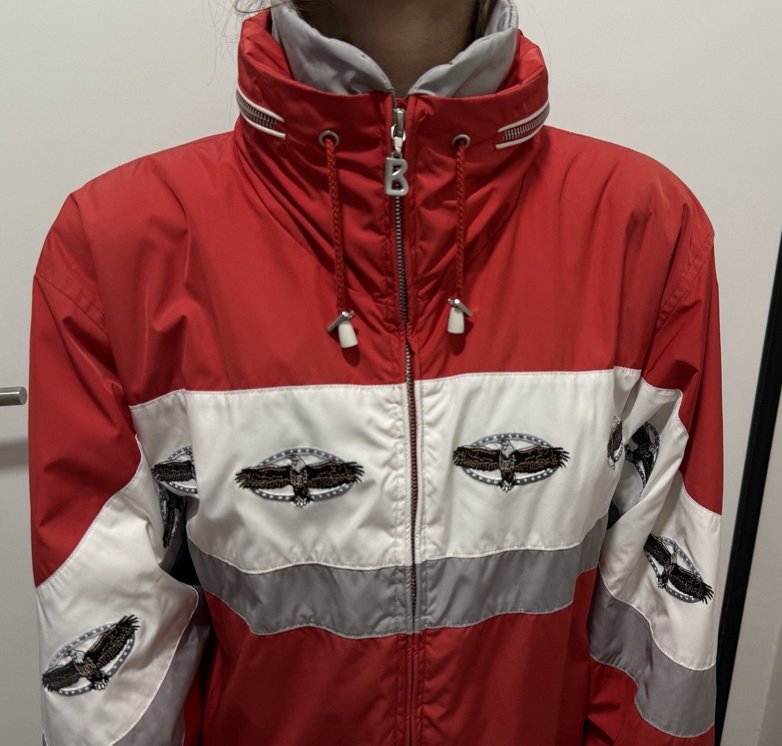 Bogner Vintage Womens Bogner Goan Thylmann Winter Ski Jacket Eagle Size XS / US 0-2 / IT 36-38 - 7 Thumbnail