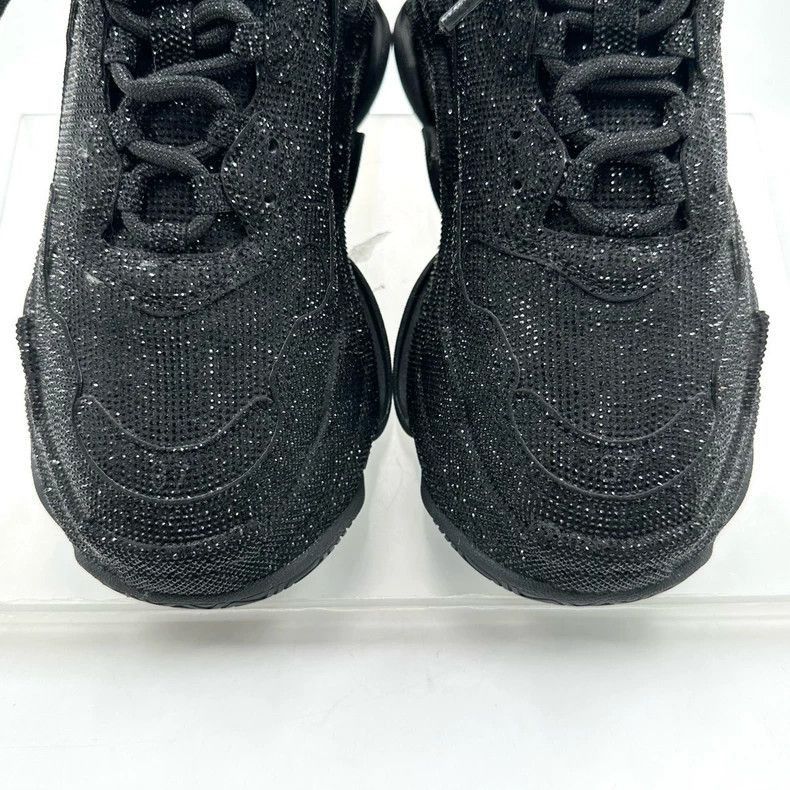 Balenciaga Balenciaga Triple S Black Sparkly Sneakers-2506 Size US 10 / EU 43 - 4 Thumbnail
