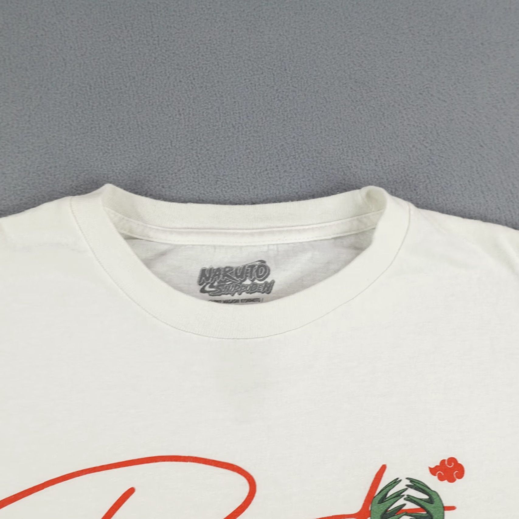Primitive Naruto Primitive Shirt Adult Medium White Graphic Tee Anime Cartoon Mens Size US M / EU 48-50 / 2 - 2 Thumbnail