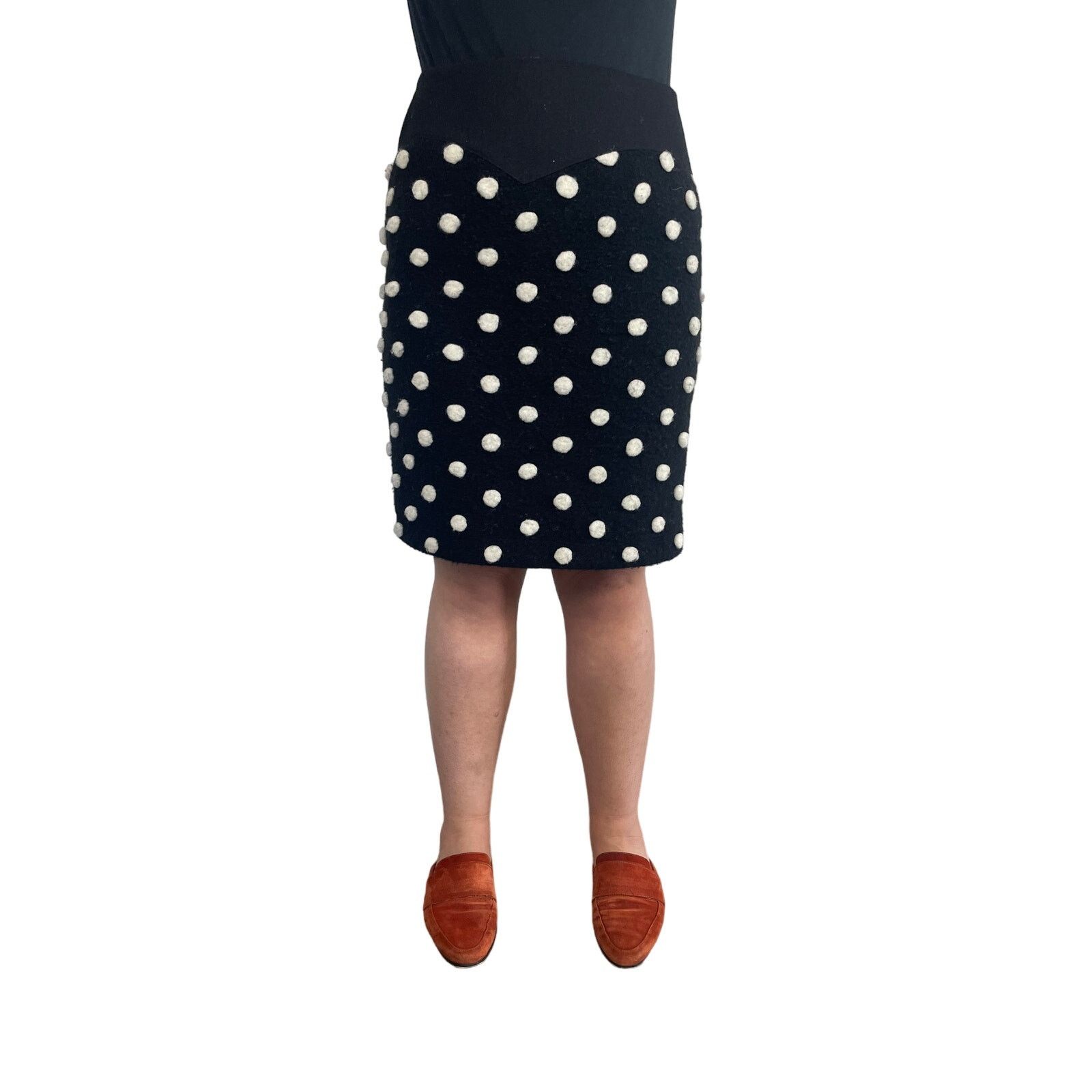 Other Frauhaus Polka Dot Wool Skirt, Size 10 Size 32" / US 10 / IT 46 - 1 Thumbnail