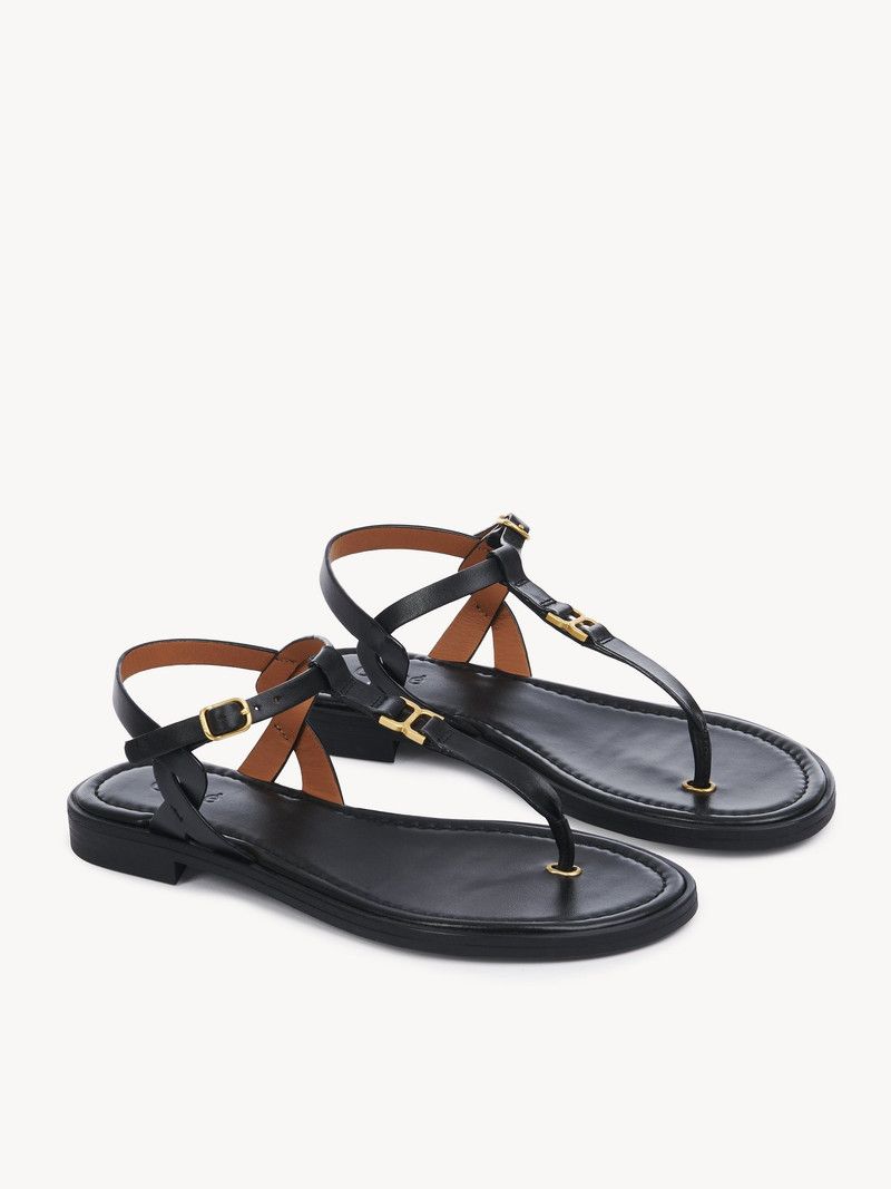 Chloe o1loc1c10226 Marcie Sandals in Black Size US 9 / IT 39 - 2 Thumbnail