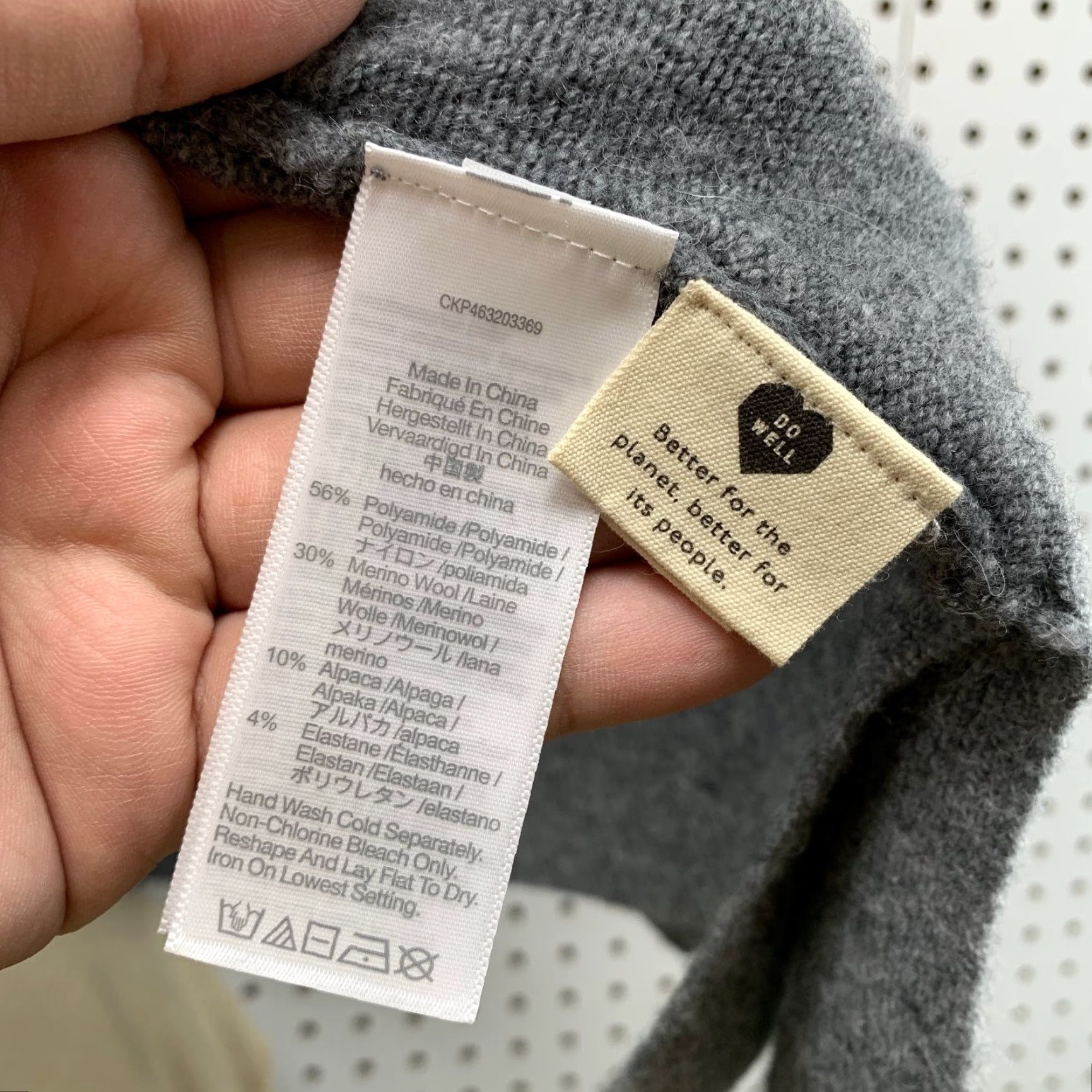 Madewell Madewell Cardigan Sweater Womens XS Gray Merino Wool Open Pocket Oversized Size XS / US 0-2 / IT 36-38 - 3 Thumbnail