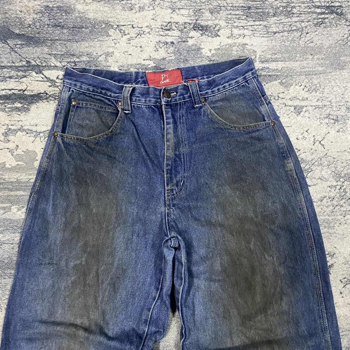 JNCO × Japanese Brand × Vintage Vintage PJ Mark Dirty Rusty Oversize Baggy Denim Jeans Size US 32 / EU 48 - 4 Thumbnail