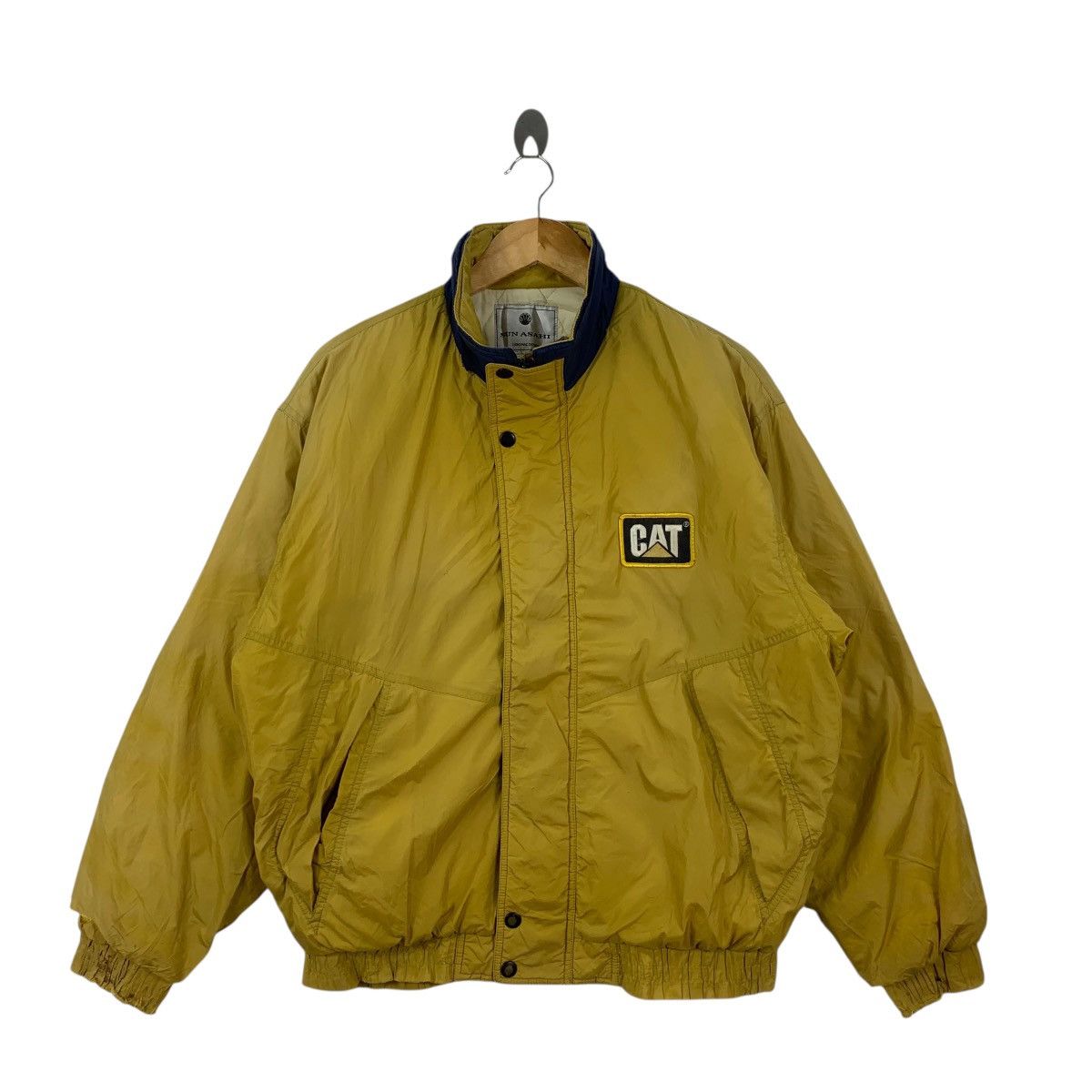 Vintage Vintage 90s CAT CATERPILLAR USA Engineer Bomber Jacket Size US L / EU 52-54 / 3 - 4 Thumbnail