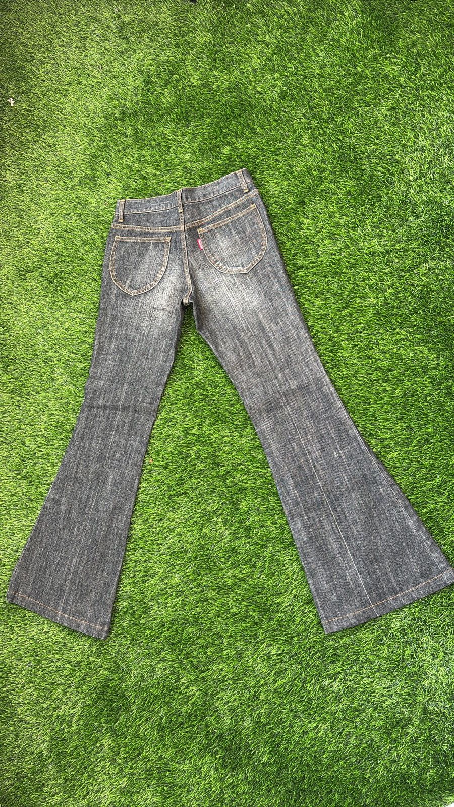 Tornado Mart Tornado Mart Black Washed Flared Jeans Size US 31 - 2 Thumbnail