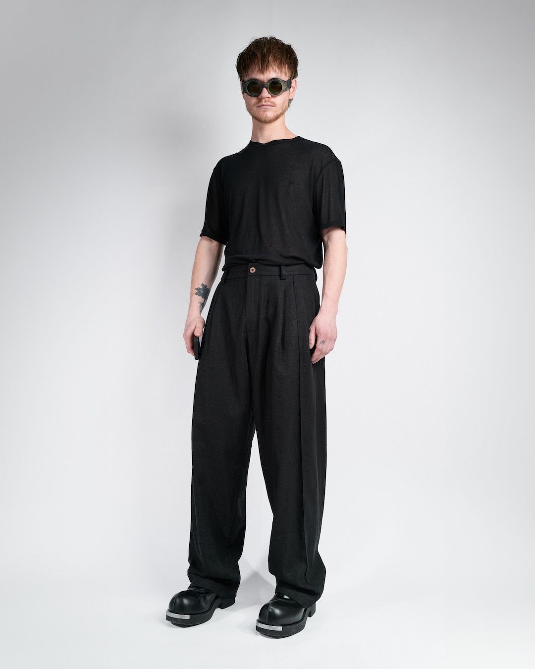 Other NKTRMNV PLEATED LINEN PANTS Size US 30 / EU 46 - 3 Thumbnail