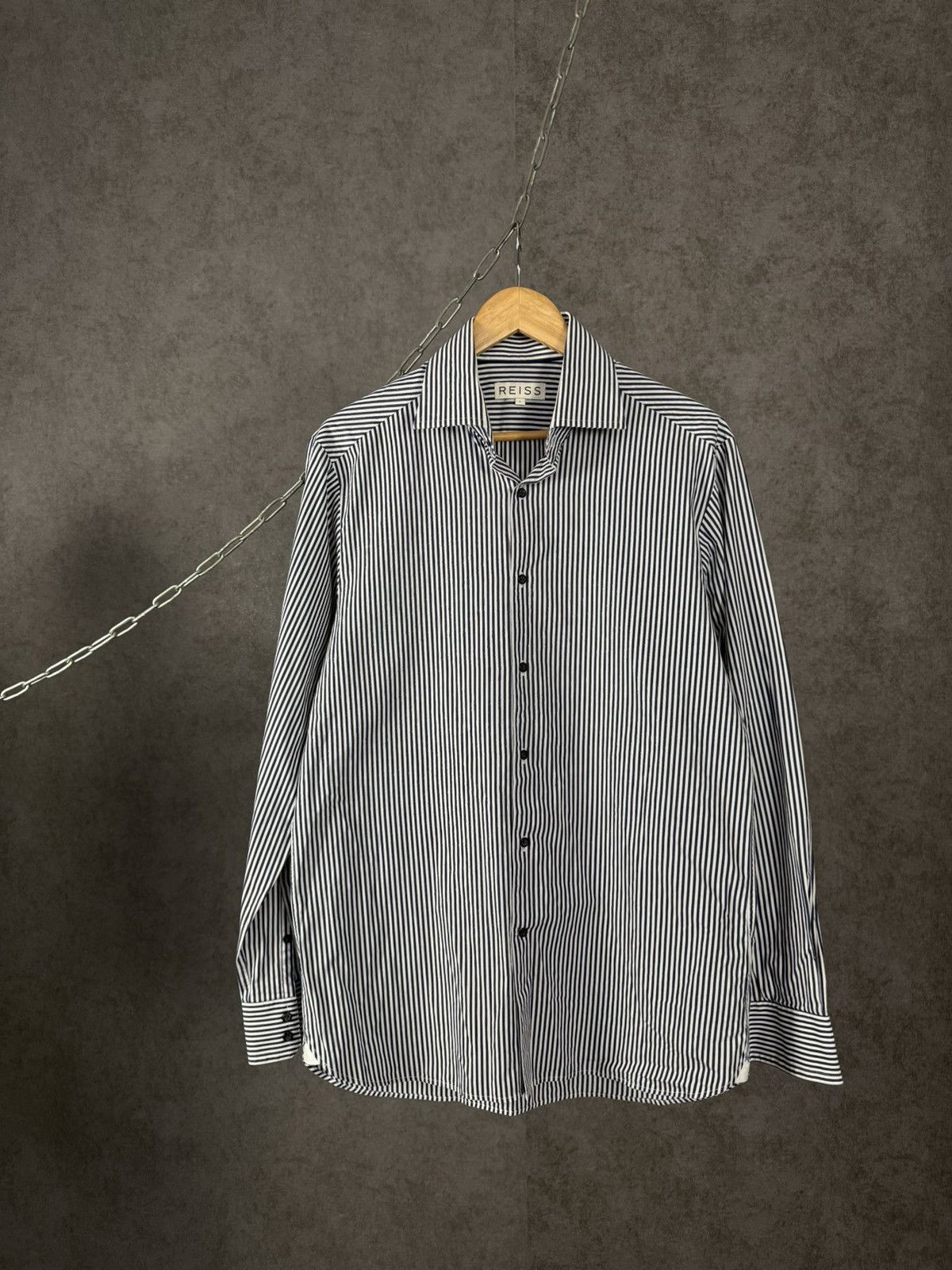 Reiss Reiss designer striped shirt Size US L / EU 52-54 / 3 - 1 Thumbnail