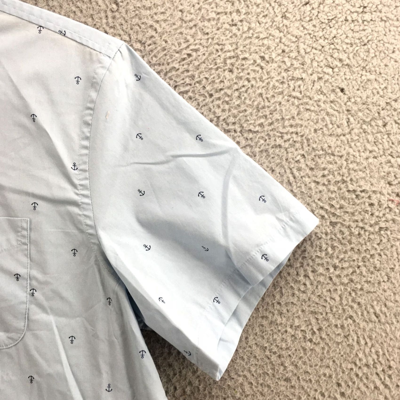 Old Navy Old Navy Button-Up Shirt Womens XL Blue Cotton Blend Collared Short Sleeve NEW Size XL / US 12-14 / IT 48-50 - 5 Thumbnail