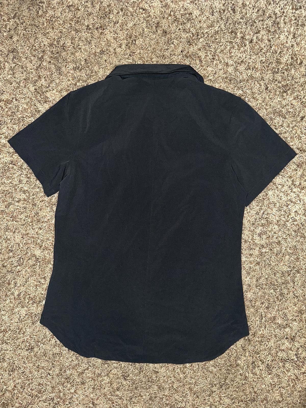 Nike Nike Women's Flex Ace Black Golf Polo Size XS / US 0-2 / IT 36-38 - 3 Thumbnail