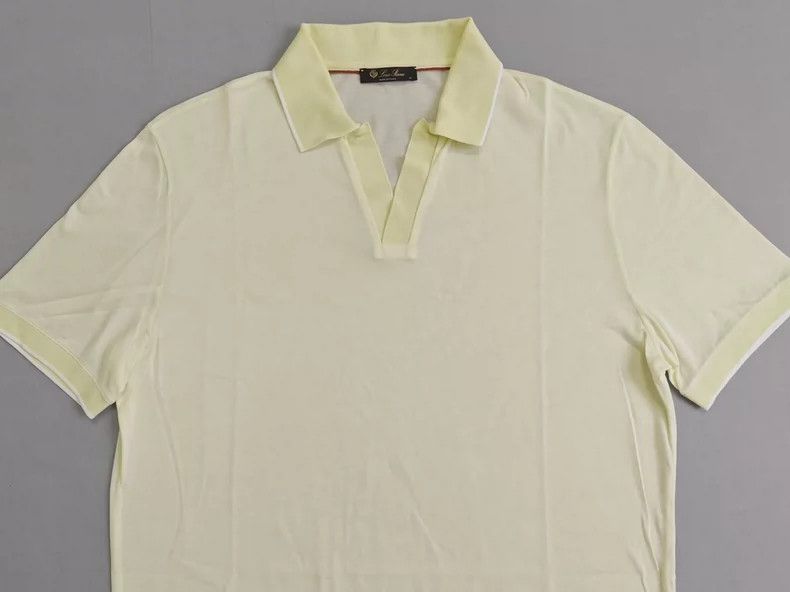 Loro Piana LORO PIANA Men's seagull collar polo shirt short sleeves Size US M / EU 48-50 / 2 - 2 Thumbnail