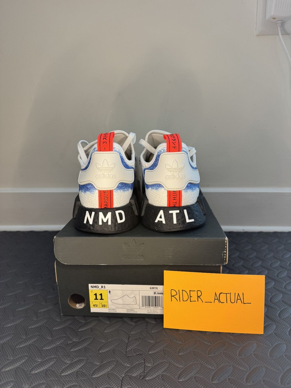 Adidas Adidas NMD_R1 ‘ATL’ Size US 11 / EU 44 - 1 Thumbnail