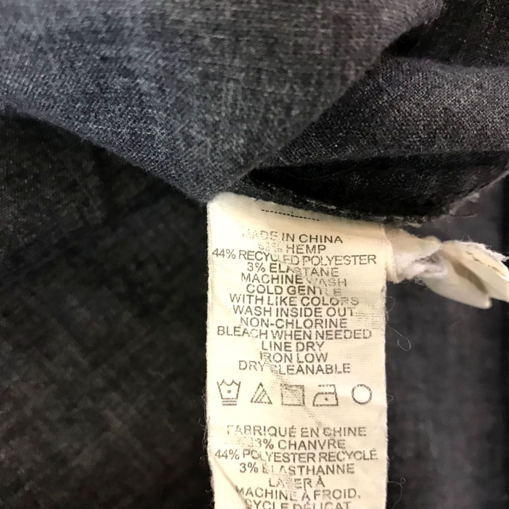 Prana prAna Women's Blue Hemp Blend A-Line Skirt Size 12 Button Waist Pleated Size 34" / US 12 / IT 48 - 5 Thumbnail