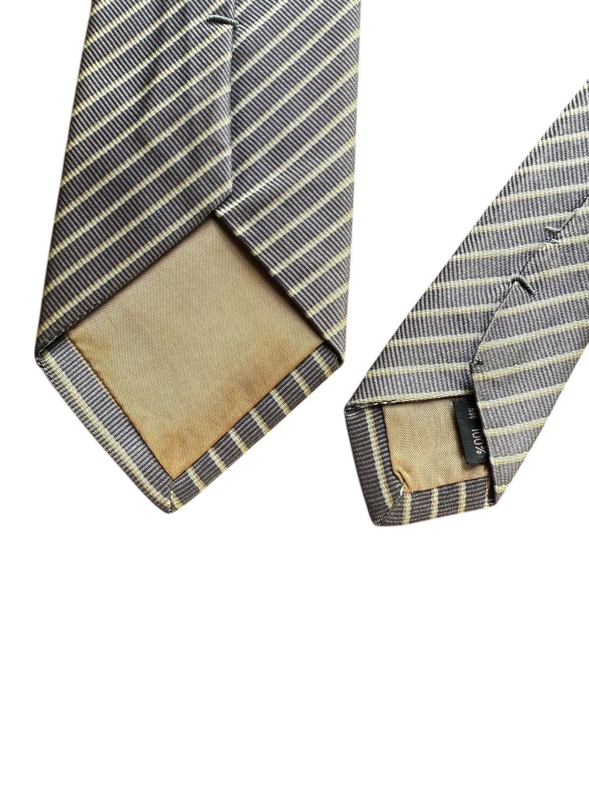 Other EAGLE TONE Vintage Gray Silk Stripe Tie Size ONE SIZE - 8 Thumbnail
