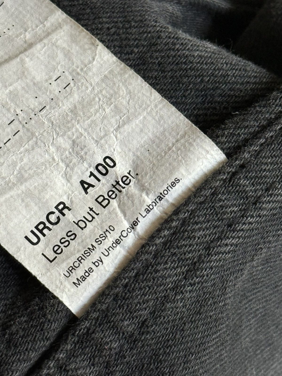 Undercover Undercover SS10 “Less but Better” Black Denim Trucker Size US L / EU 52-54 / 3 - 8 Thumbnail