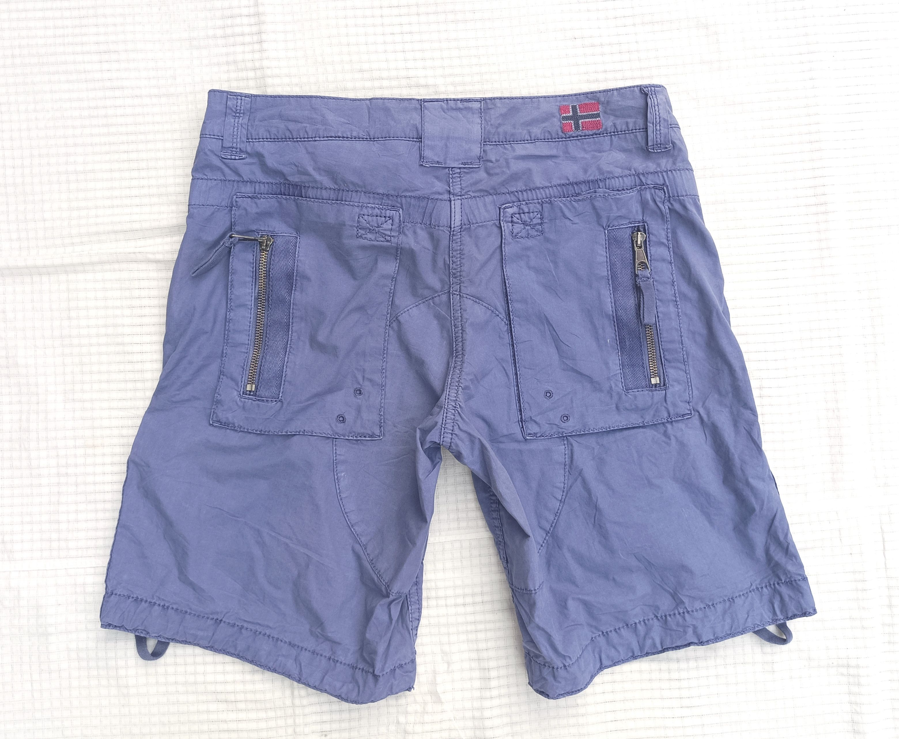 Napapijri (P369) Napapijri Purple Cargo Women Shorts 42 Size 28" / US 6 / IT 42 - 11 Thumbnail