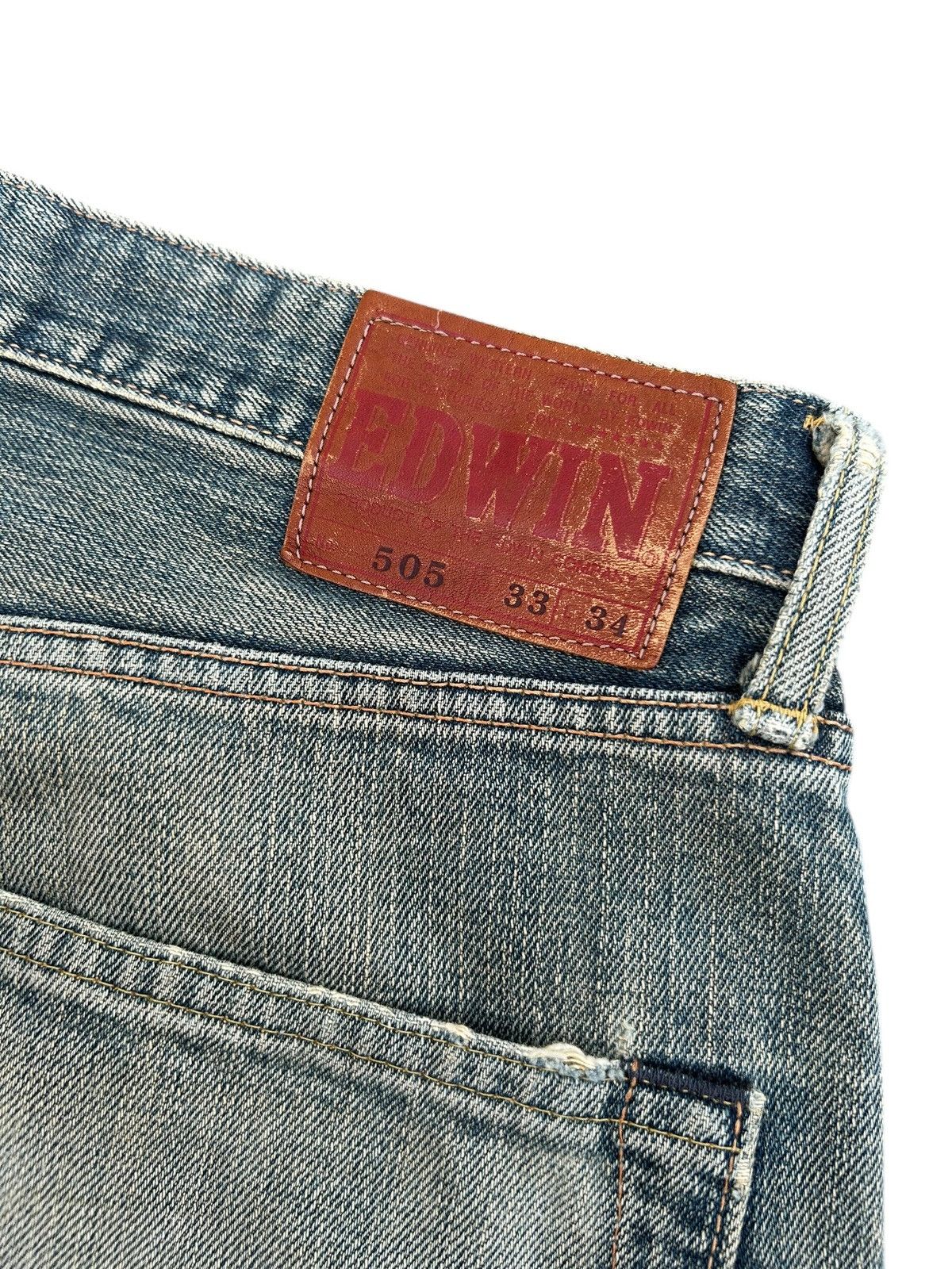 Kapital Vintage Edwin 505 Selvedge Rusty Denim Jeans Size US 34 / EU 50 - 11 Thumbnail