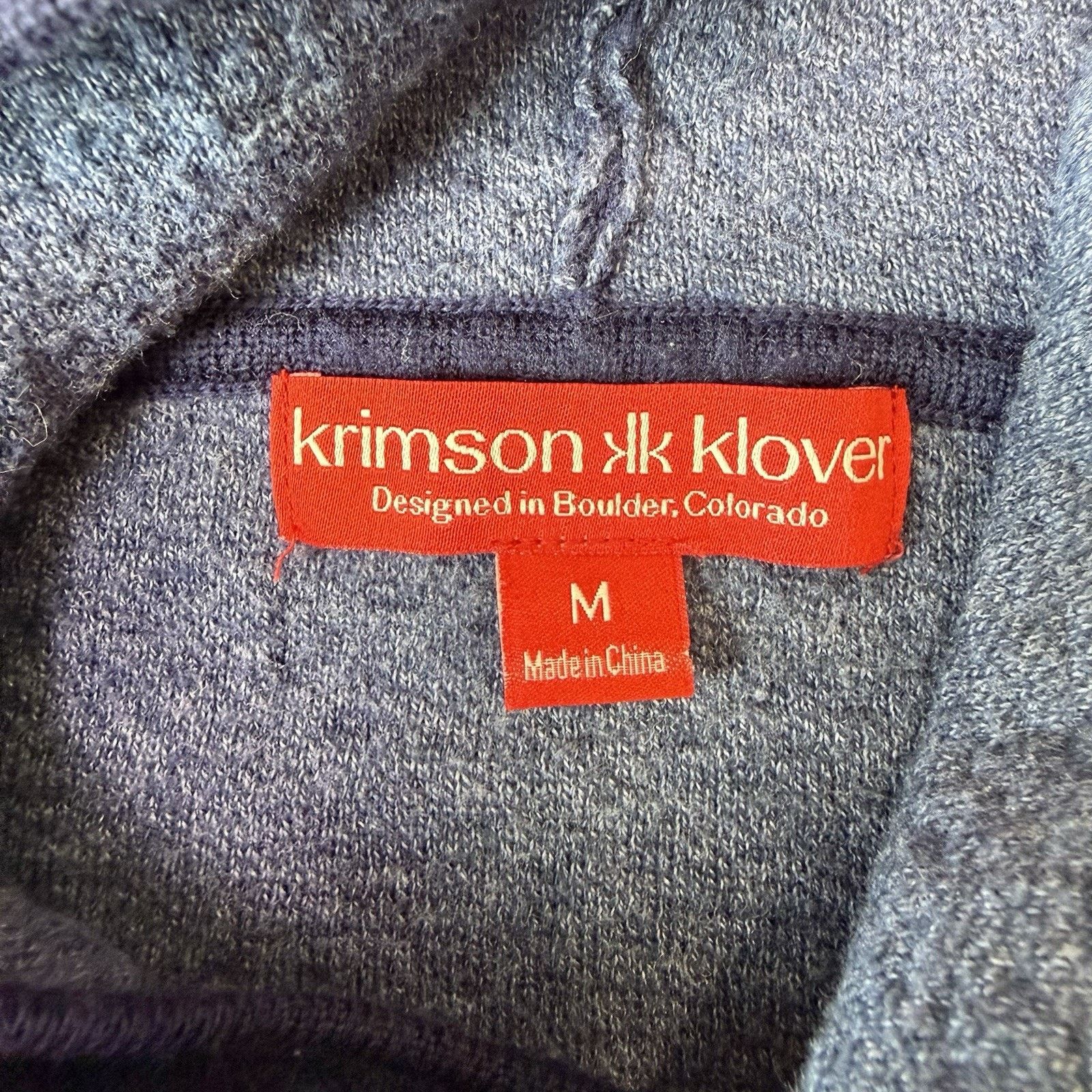 Other Krimson Klover Mover Maker Tunic Sweater Medium Navy Merino Size M / US 6-8 / IT 42-44 - 9 Thumbnail