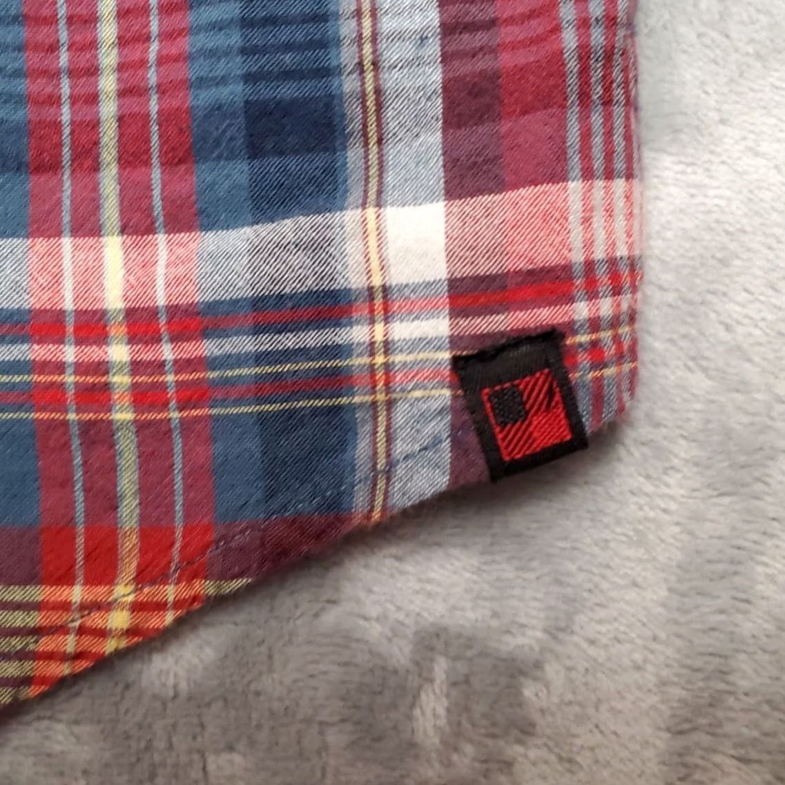 Vintage Woolrich Shirt Men XL Blue Red Plaid Cotton Short Sleeve Outdoor Casual Size US XL / EU 56 / 4 - 3 Thumbnail