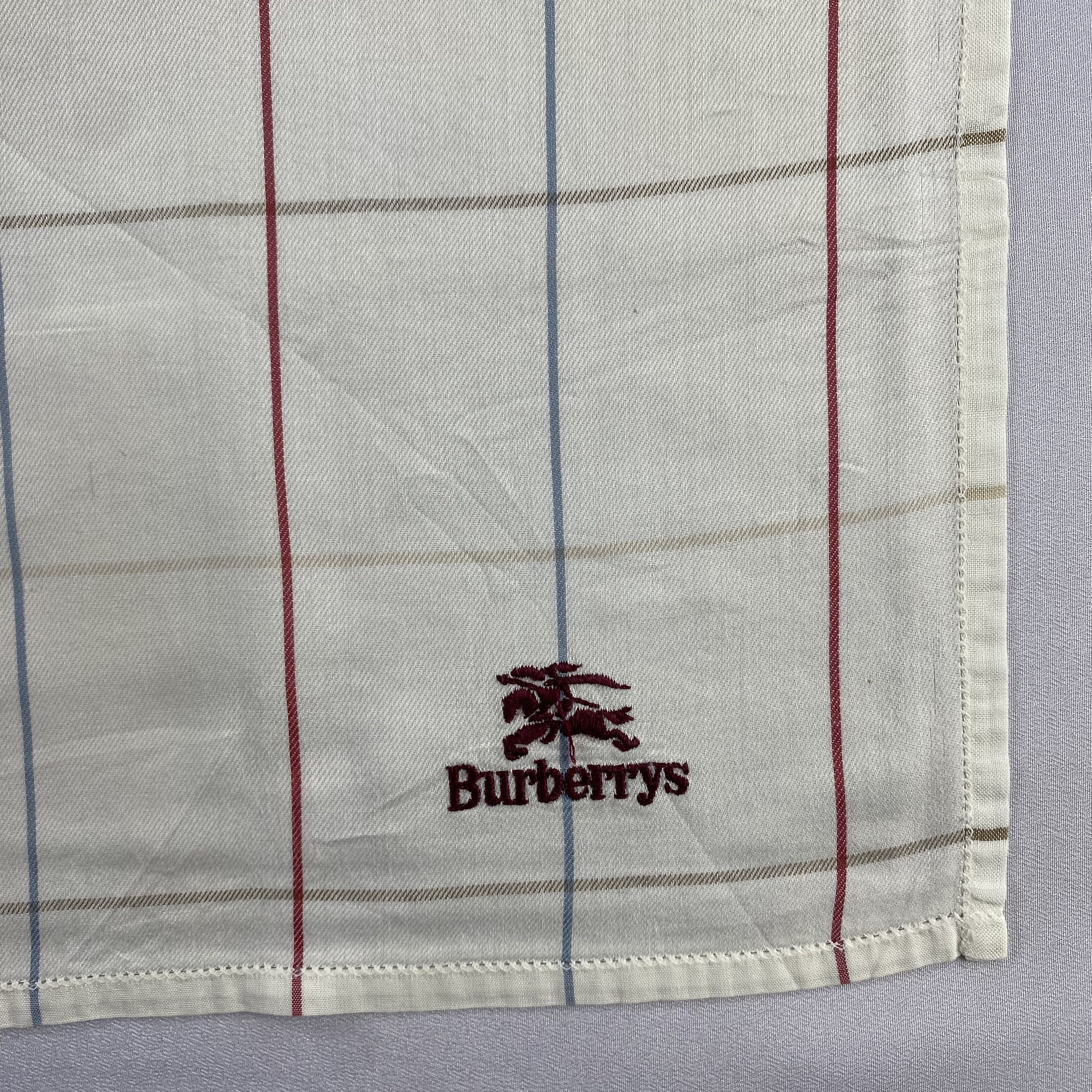 Burberry × Vintage Burberry Handkerchief / Neckerchief / Bandana-P1341 Size ONE SIZE - 3 Thumbnail