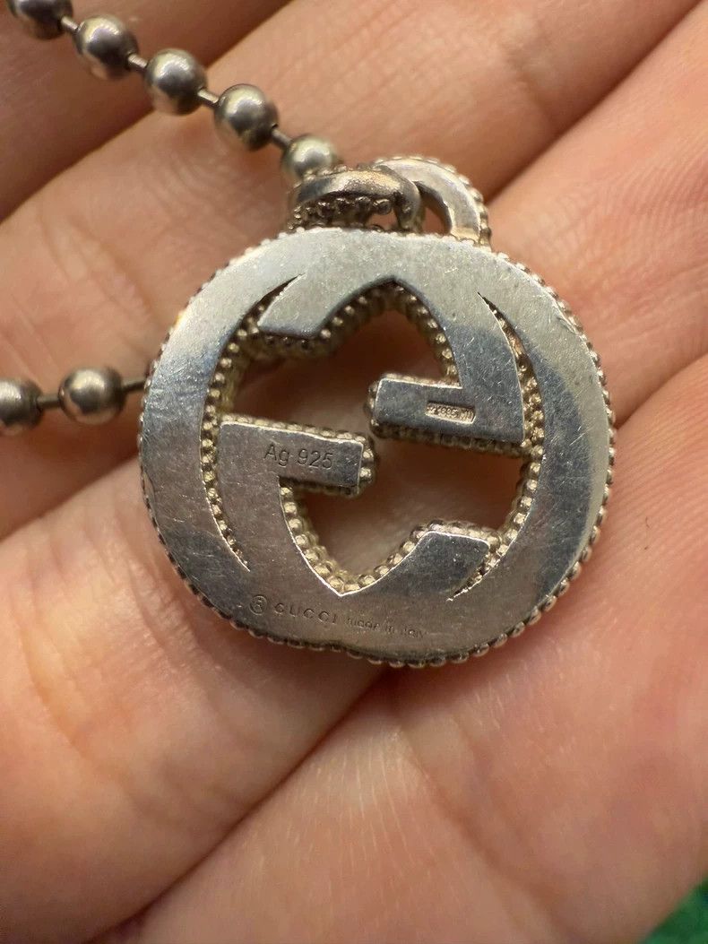 Gucci Gucci Interlocking G 925 silver necklace 2501-Nextarrow Size ONE SIZE - 3 Thumbnail
