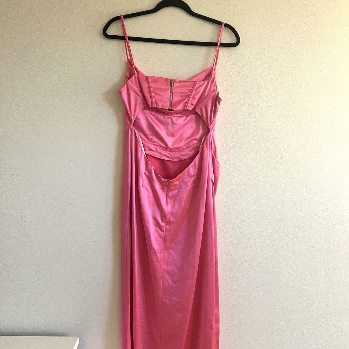 Retrofete RETROFETE ROSA CORSET maxi DRESS size M Hyper Pink CL Size XS / US 0-2 / IT 36-38 - 4 Thumbnail