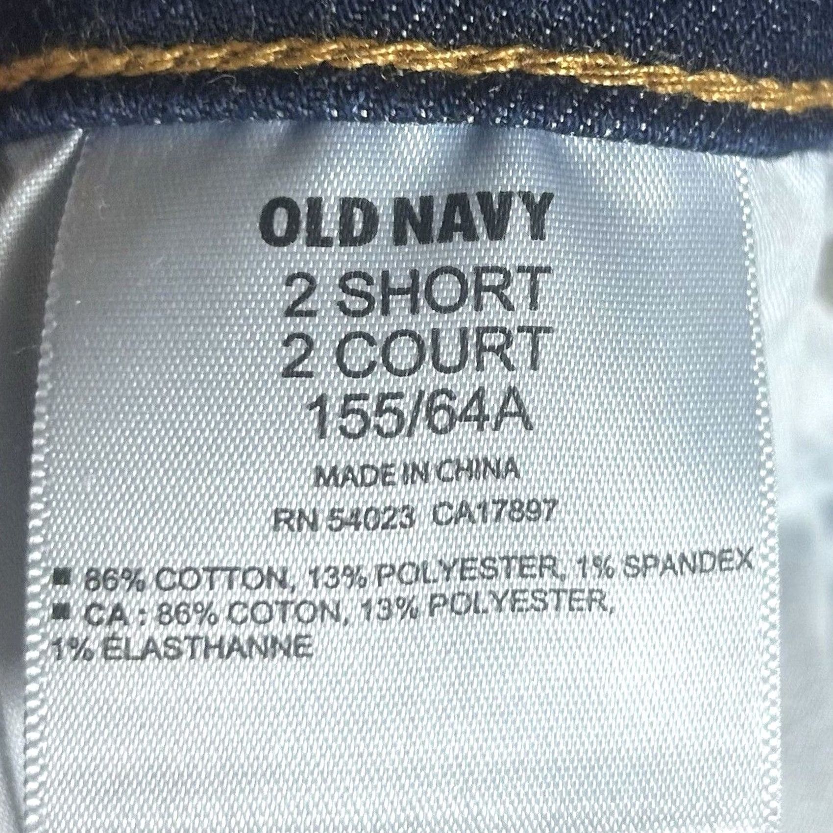 Old Navy Old Navy Jeans Women's Size 2 Blue Skinny Dark Wash Denim Stretch Slim” Size 26" / US 2 / IT 38 - 4 Thumbnail