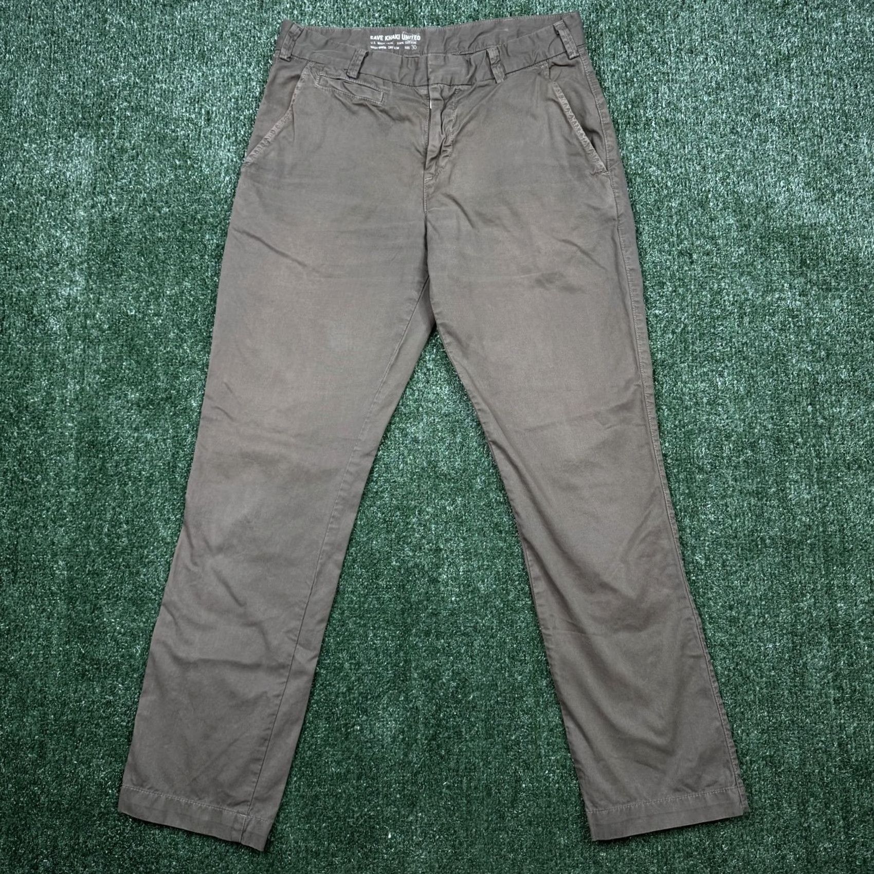 Save Khaki United Save Khaki United Chino Pants Men 30x29 Beige Straight Leg Regular Size US 30 / EU 46 - 2 Thumbnail