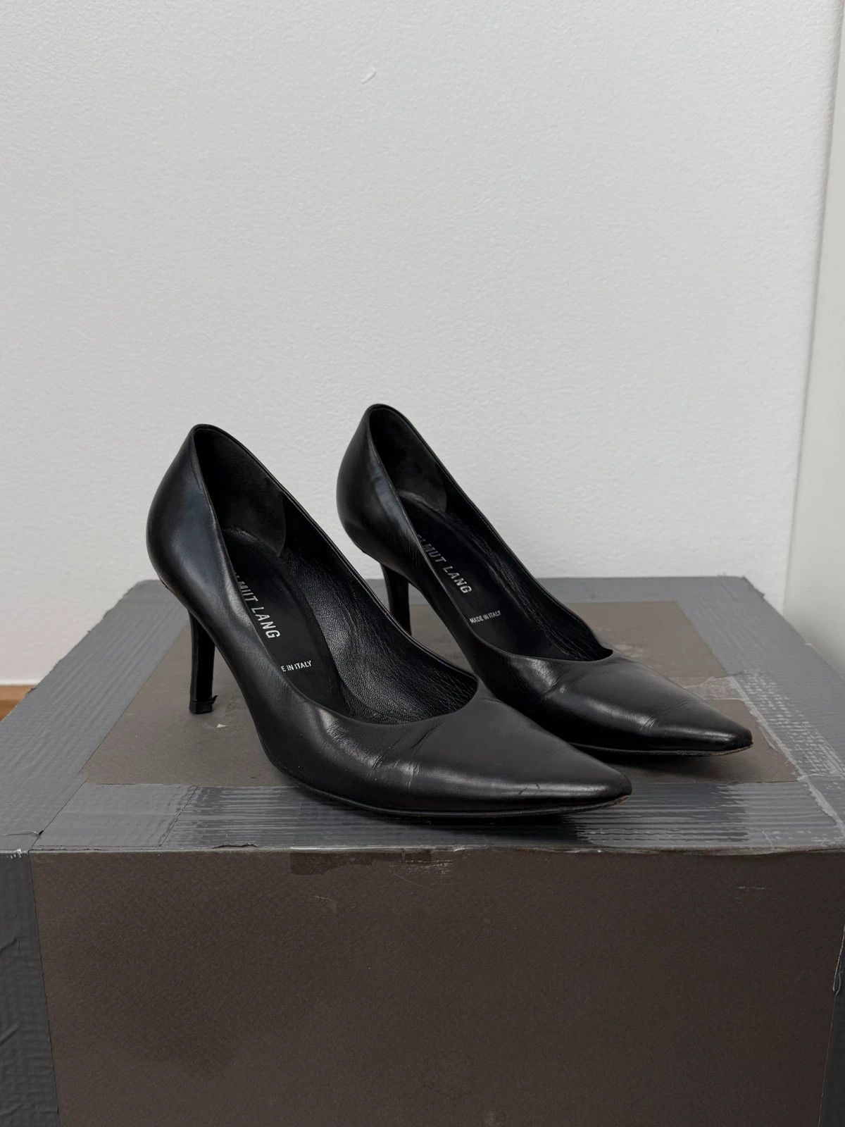 Helmut Lang heels vintage archive opium 2000s street wear