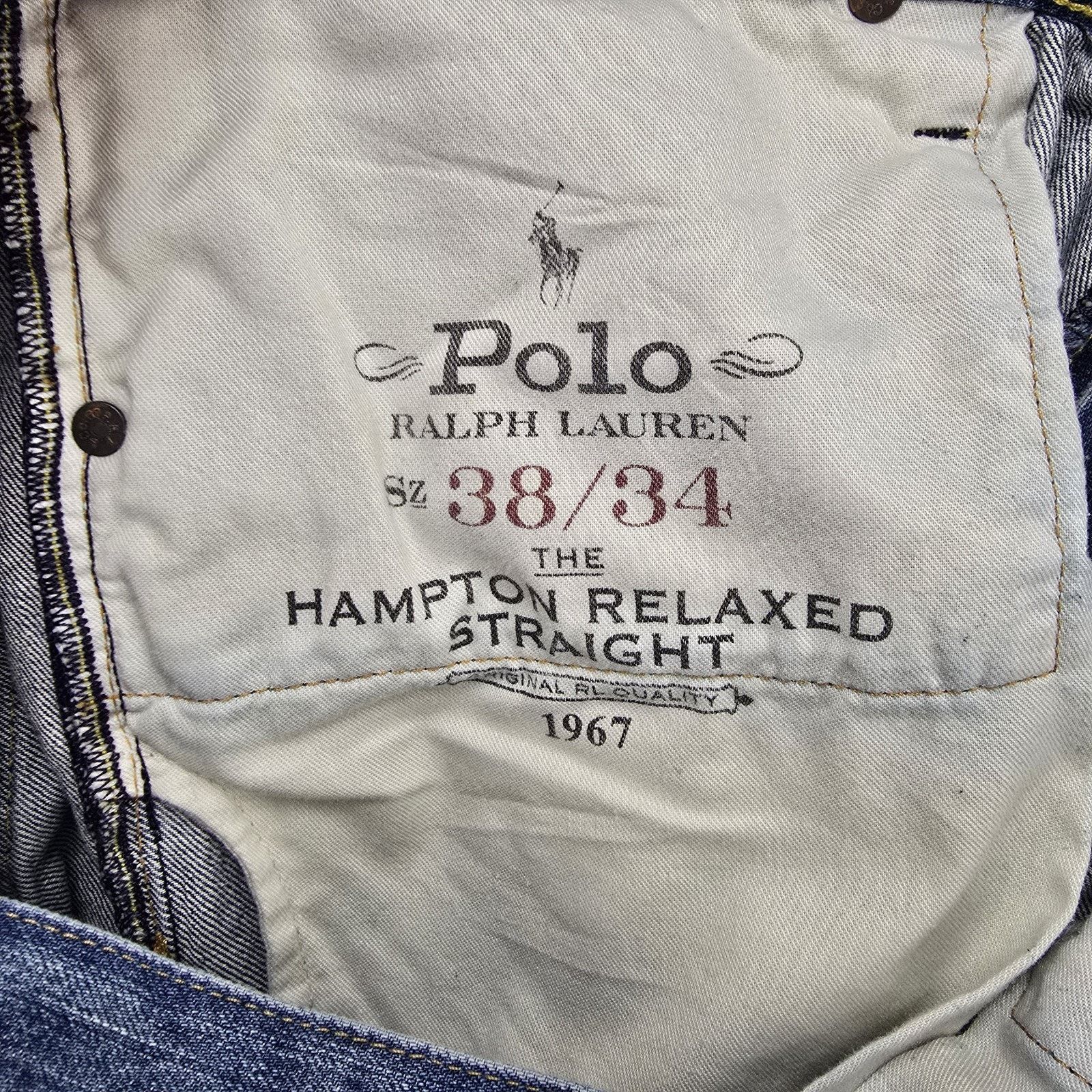 Polo Ralph Lauren Polo Ralph Lauren Hampton Relaxed Jeans 38x34 (Fits 38x32) Size US 38 / EU 54 - 7 Thumbnail