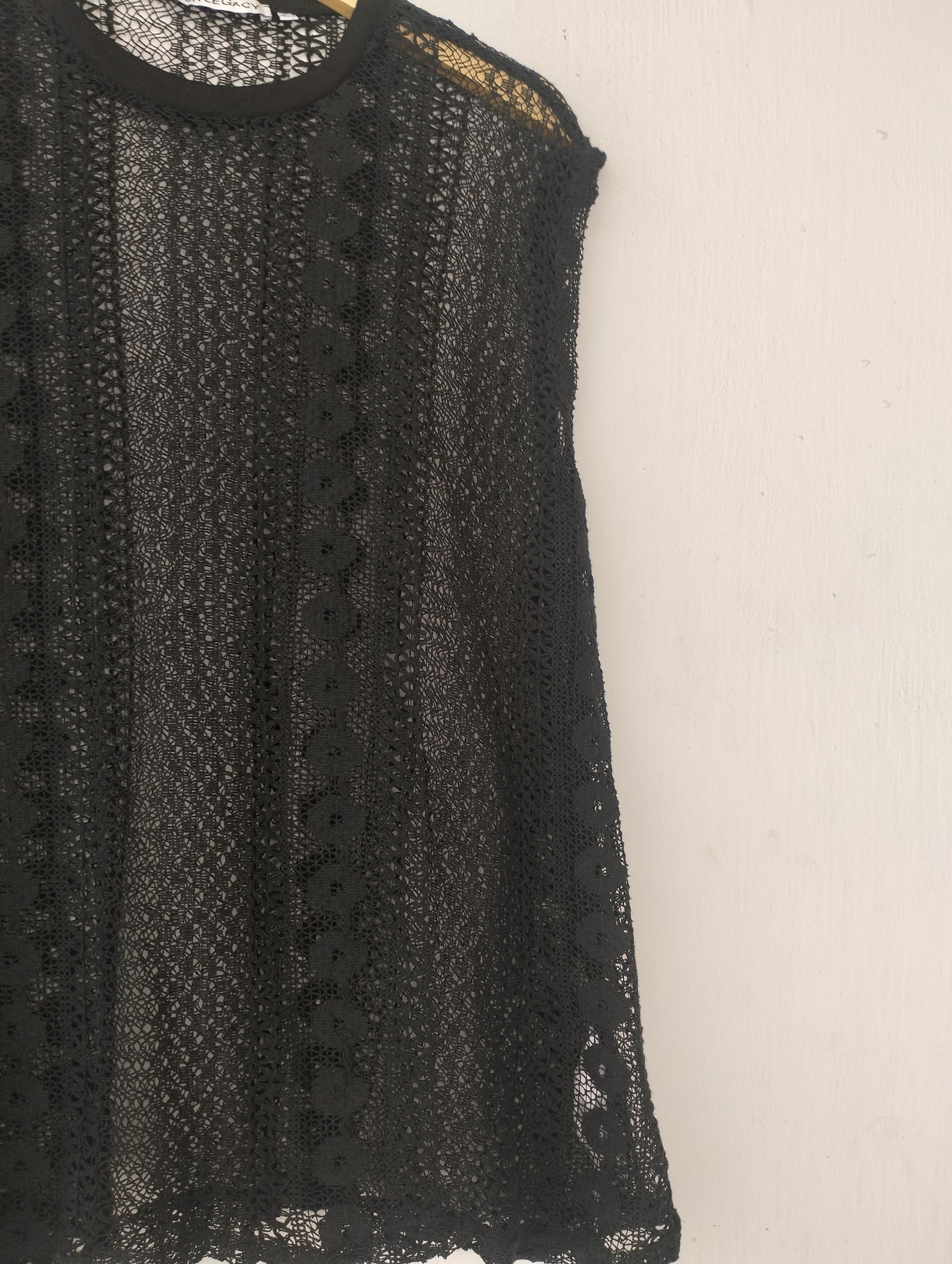 Our Legacy OUR LEGACY BOX SLEEVELESS BLACK CROCHET Size US L / EU 52-54 / 3 - 3 Thumbnail