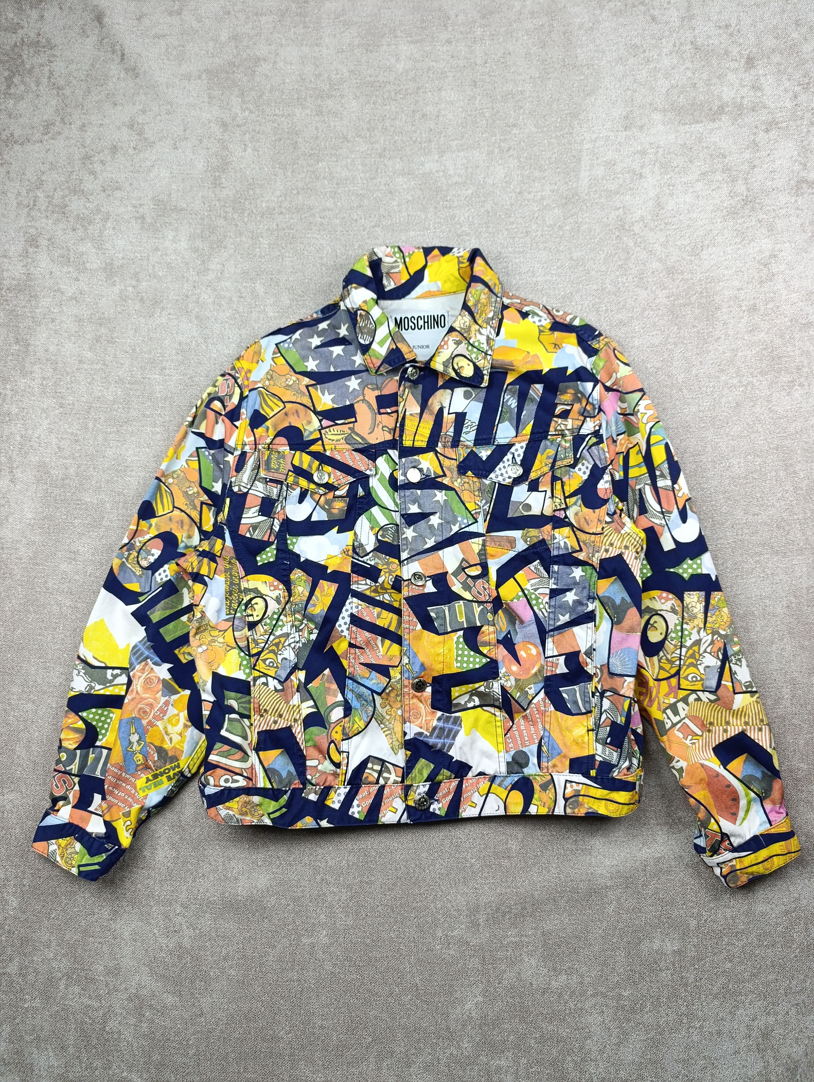 Moschino MOSCHINO JUNIOR VINTAGE RARE CARTOONS JACKET Size US XS / EU 42 / 0 - 1 Thumbnail