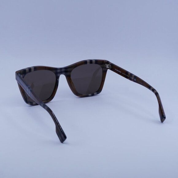 Burberry Burberry BE4348 396673 Square Sunglasses Brown Check Frame Size ONE SIZE - 6 Thumbnail