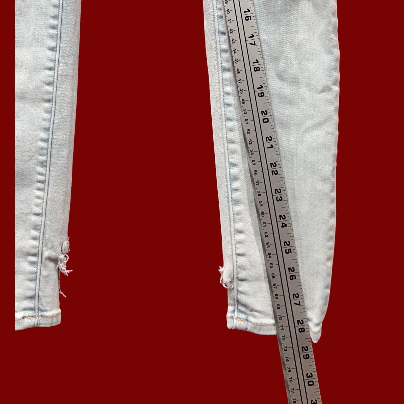 Other American Eagle - Women's Stretch Mid-Rise Skinny Jeans Distr Size 24" / US 00 / IT 34 - 6 Thumbnail