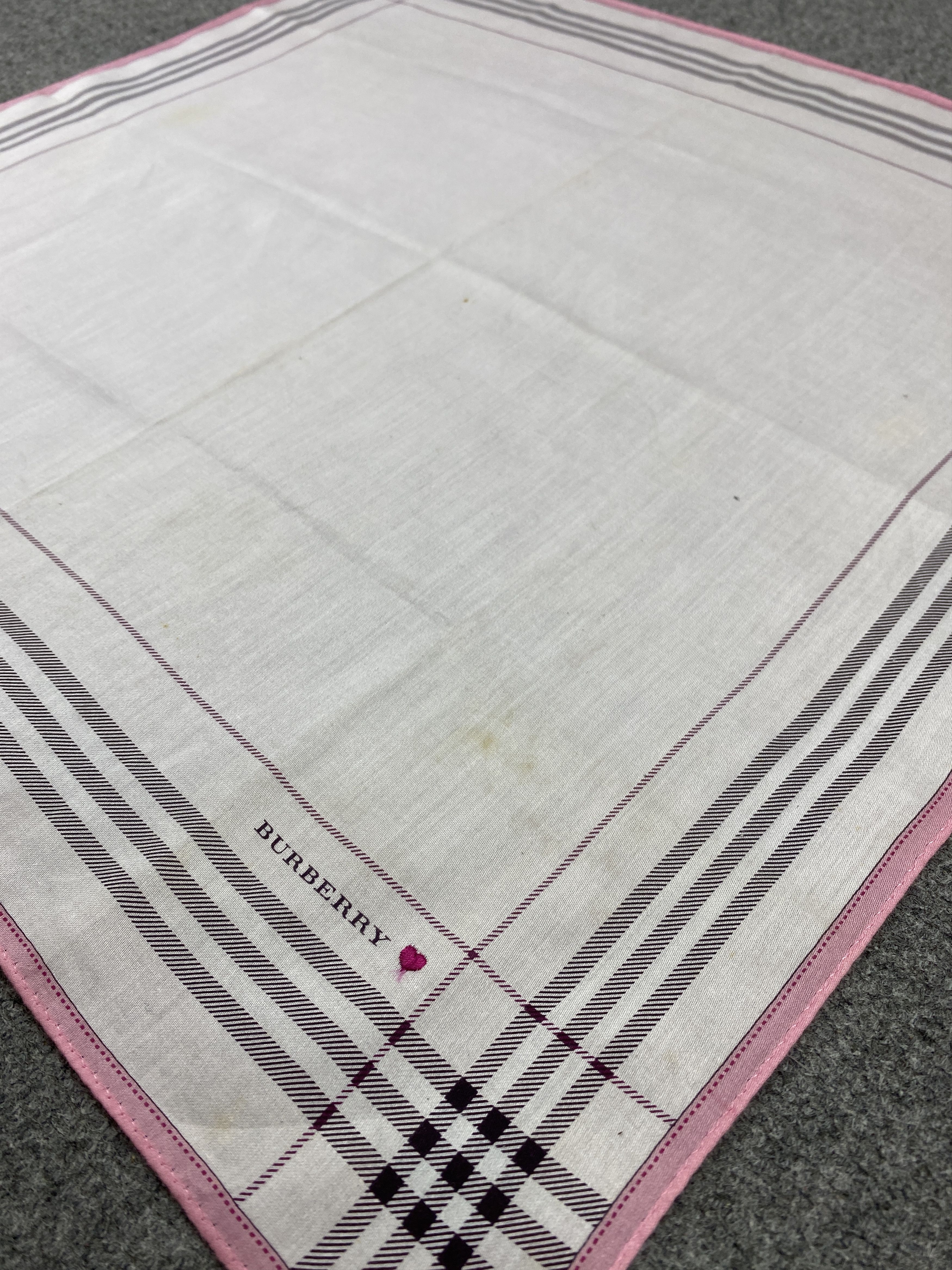 Burberry Vintage Burberry Handkerchief / Neckerchief HKC1160 Size ONE SIZE - 7 Thumbnail